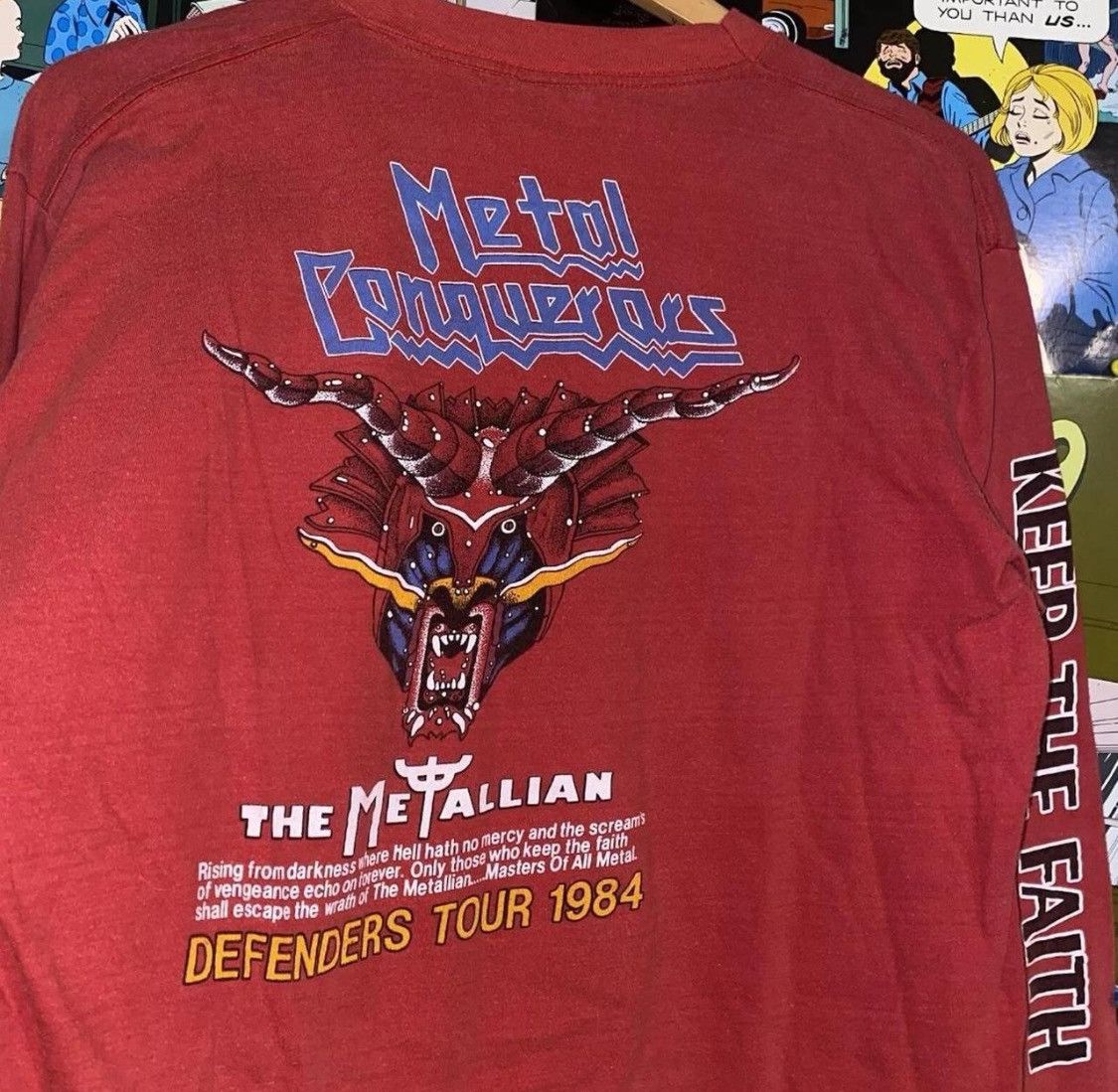Vintage Crazy Rare Vintage 1984 Judas Priest Size US M / EU 48-50 / 2 - 3 Thumbnail