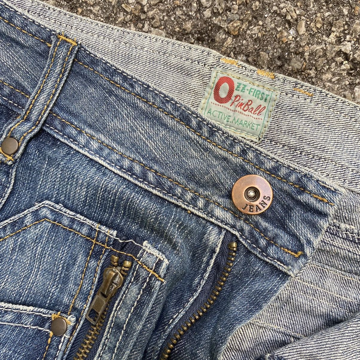 If Six Was Nine OZZ-FIRST PINBALL Bush Pant Denim Multi Pocket Jeans Punk Size US 30 / EU 46 - 4 Thumbnail