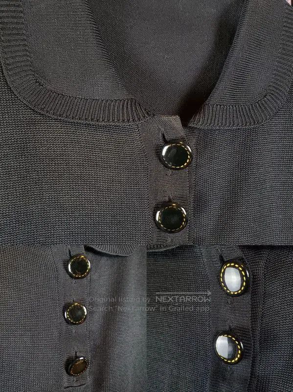 Dior Dior Black Silk Long Sleeve Top for Women . Size M / US 6-8 / IT 42-44 - 5 Thumbnail