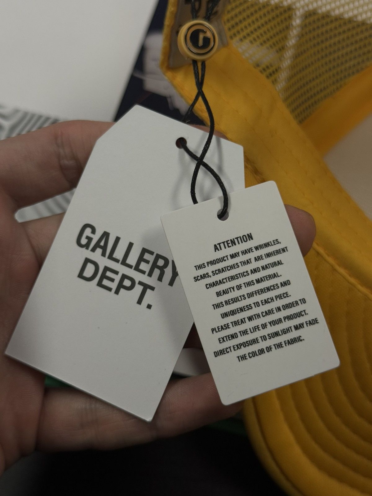 Gallery Dept. Gallery DEPT Logo Hat Yellow Adjustable (NEW) Size ONE SIZE - 9 Thumbnail