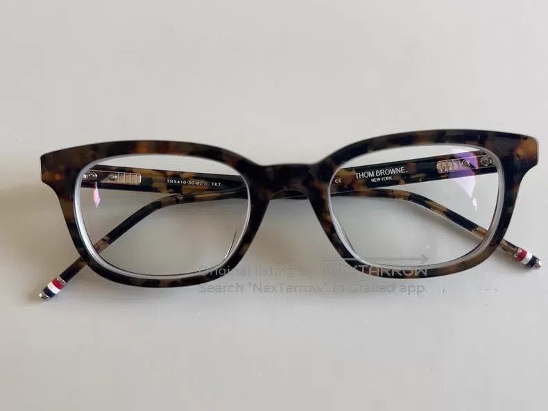 Thom Browne Thom Browne Tortoise Shell Eyeglass Frame Size ONE SIZE - 1 Thumbnail
