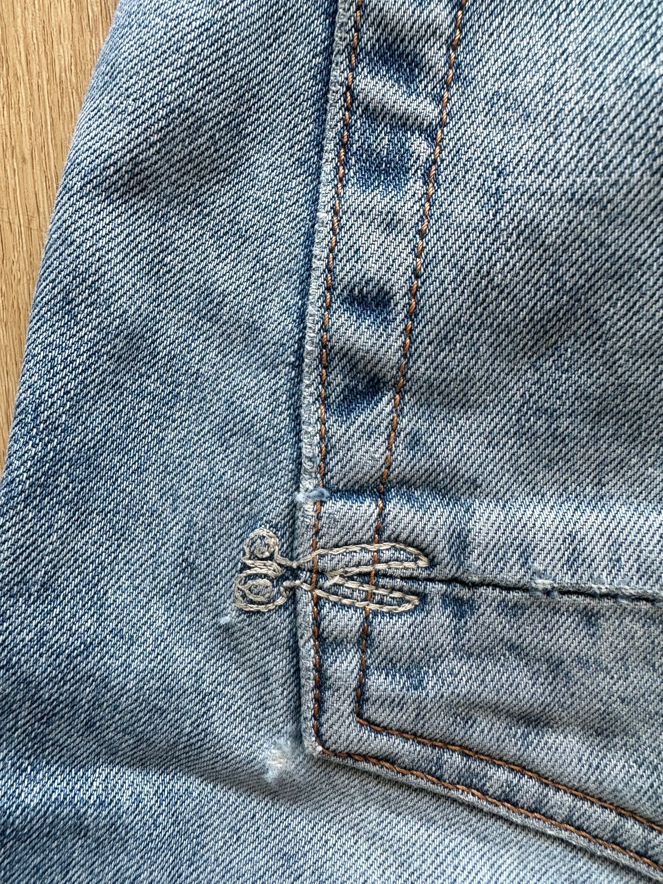 DENHAM DENHAM Razor Slim Fit washed denim faded jeants pants Size US 34 / EU 50 - 14 Thumbnail