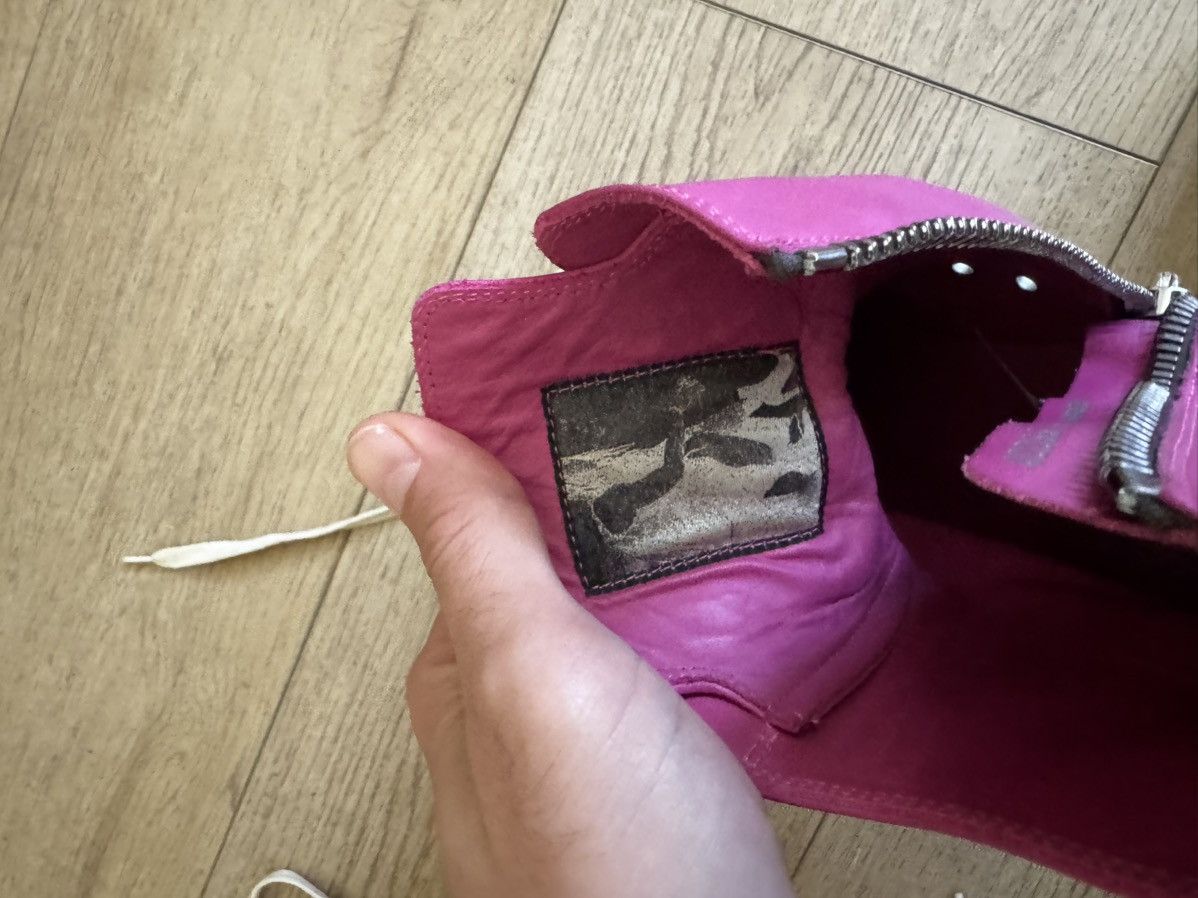 Rick Owens Mainline ramones pink 39 Size US 6 / EU 39 - 6 Thumbnail