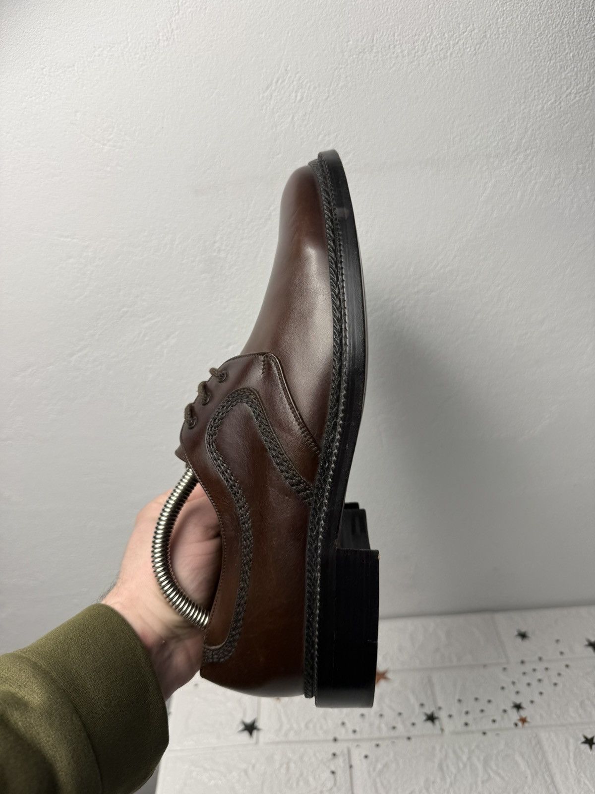 Bally Bally Parawet Oxford US9 UK8.5 EUR44 Vintage Brown Leather Size US 9 / EU 42 - 13 Thumbnail