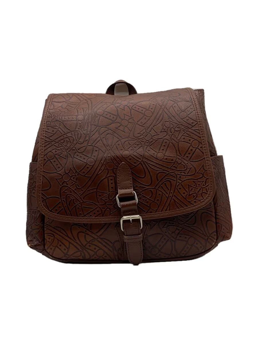Vivienne Westwood Multi Orb Leather Backpack Size ONE SIZE - 1 Thumbnail