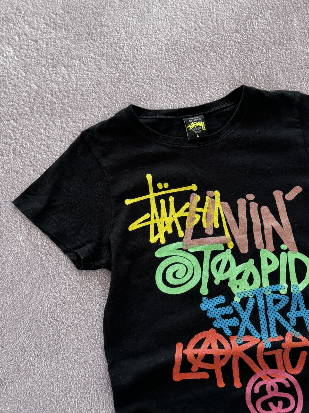 Stussy Vintage Stussy Y2K Graphic Print 90’s T-Shirt Size L / US 10 / IT 46 - 4 Thumbnail