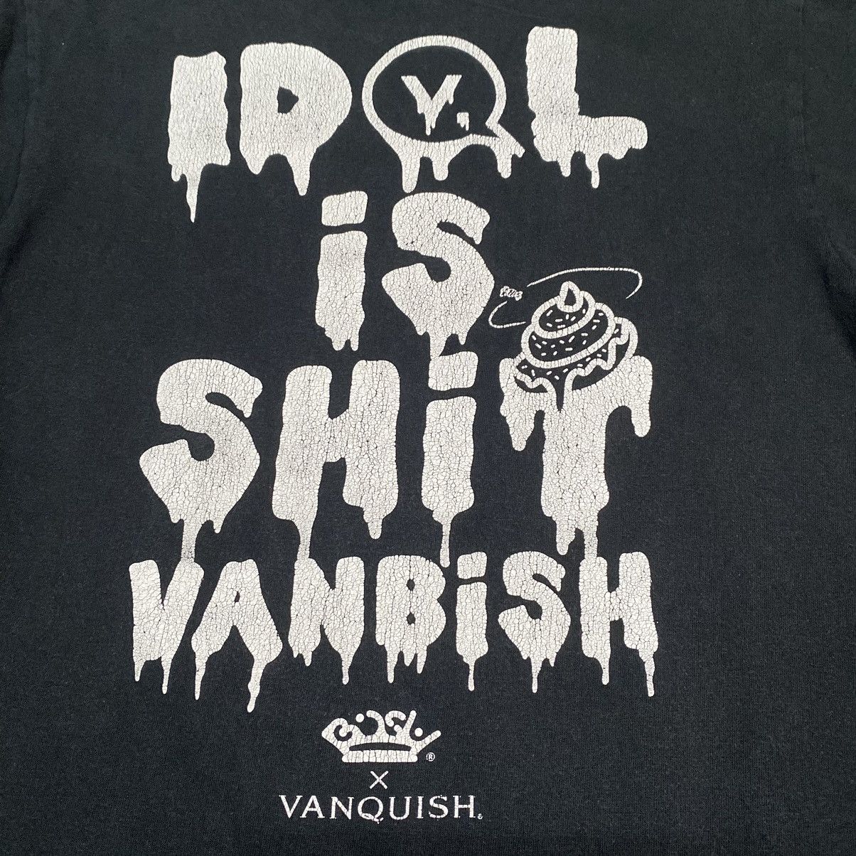Japanese Brand × Vanquish VANQUISH IDOL IS SHIT JAPANESE BRAND T SHIRT Size US XS / EU 42 / 0 - 9 Thumbnail