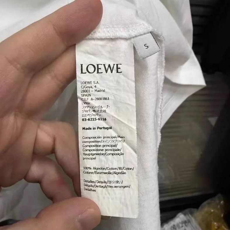 Loewe loewe white short sleeves 2504-Nextarrow Size US S / EU 44-46 / 1 - 4 Thumbnail