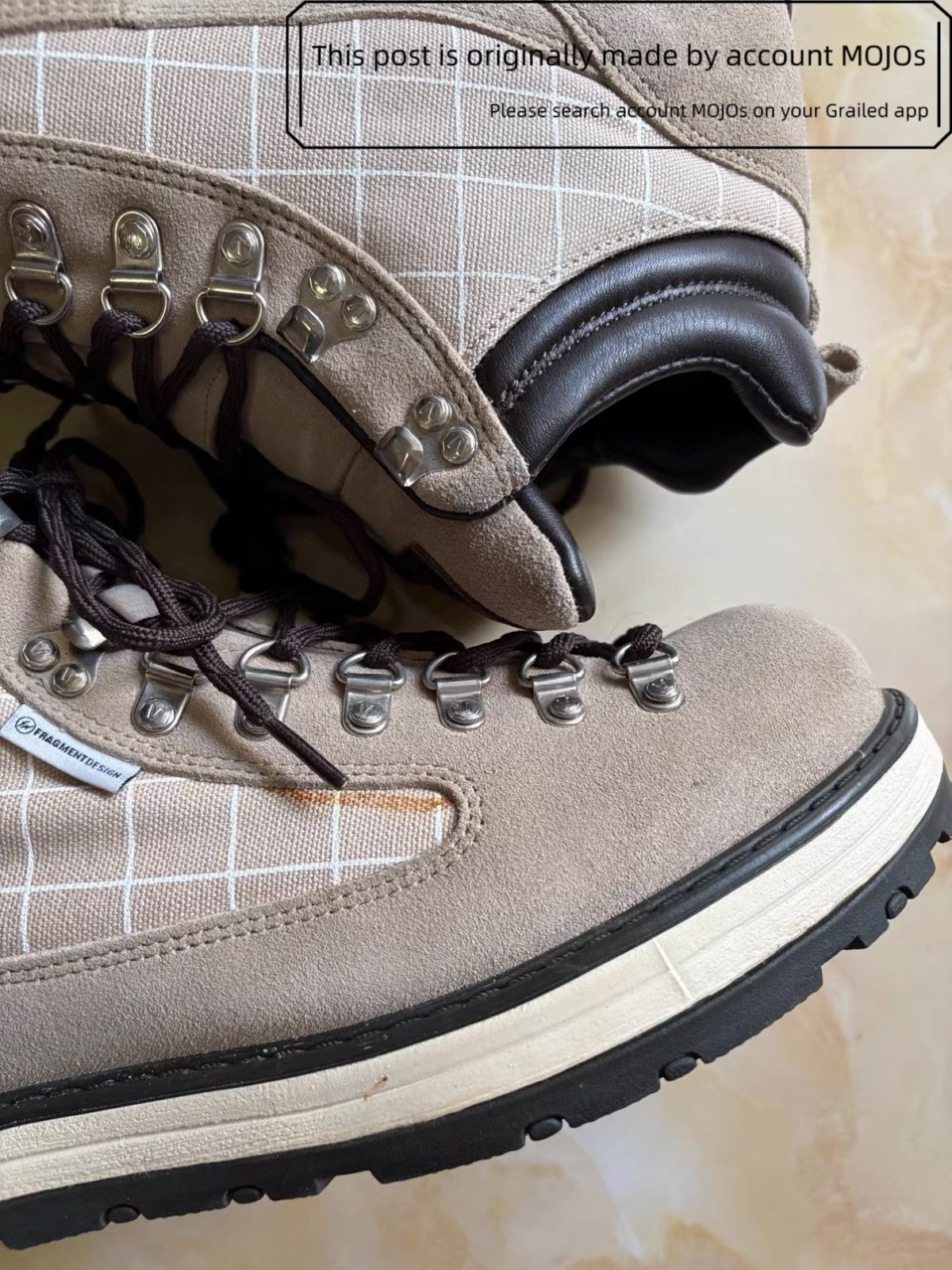 Visvim Sz 9.5 Visvim Serra Boots x Fragment Square Pattern Boots Size US 9.5 / EU 42-43 - 4 Thumbnail
