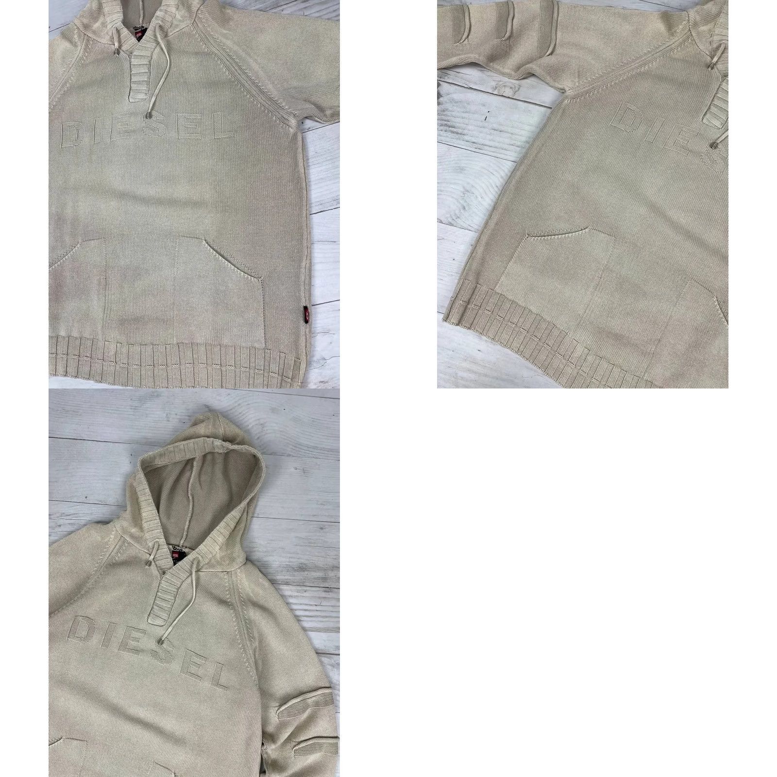 Diesel VINTAGE Diesel Hoodie Big Logo Gray Diesel Hoodie L Men XS? Size US L / EU 52-54 / 3 - 11 Thumbnail