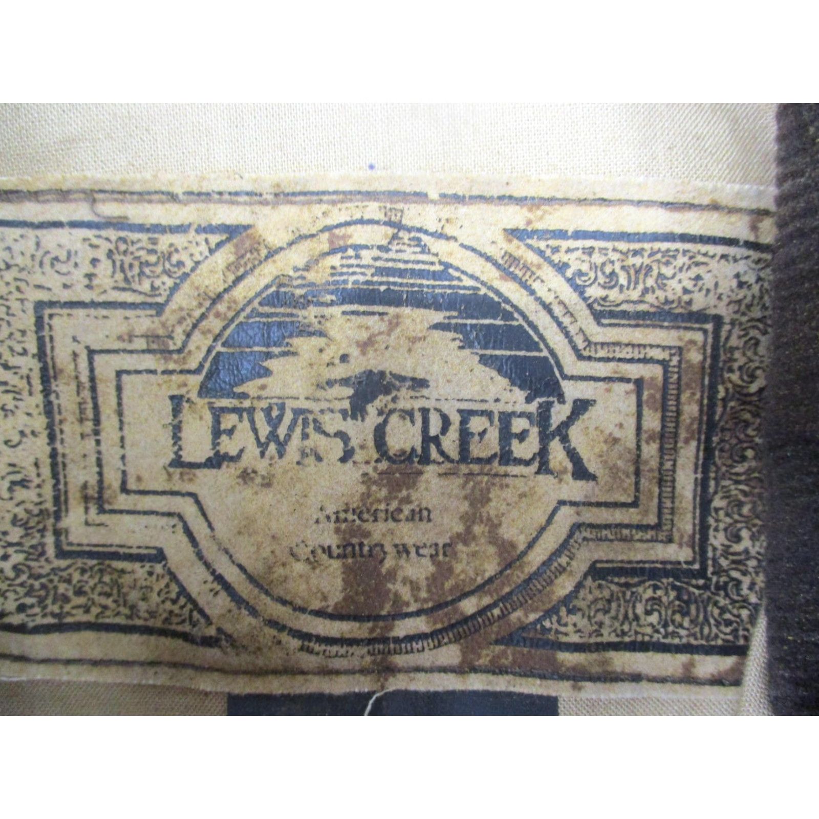 Vintage Lewis Creek Vest Mens Medium Brown Waxed Cotton Shooting Hunting Made Scotland Size US M / EU 48-50 / 2 - 4 Thumbnail