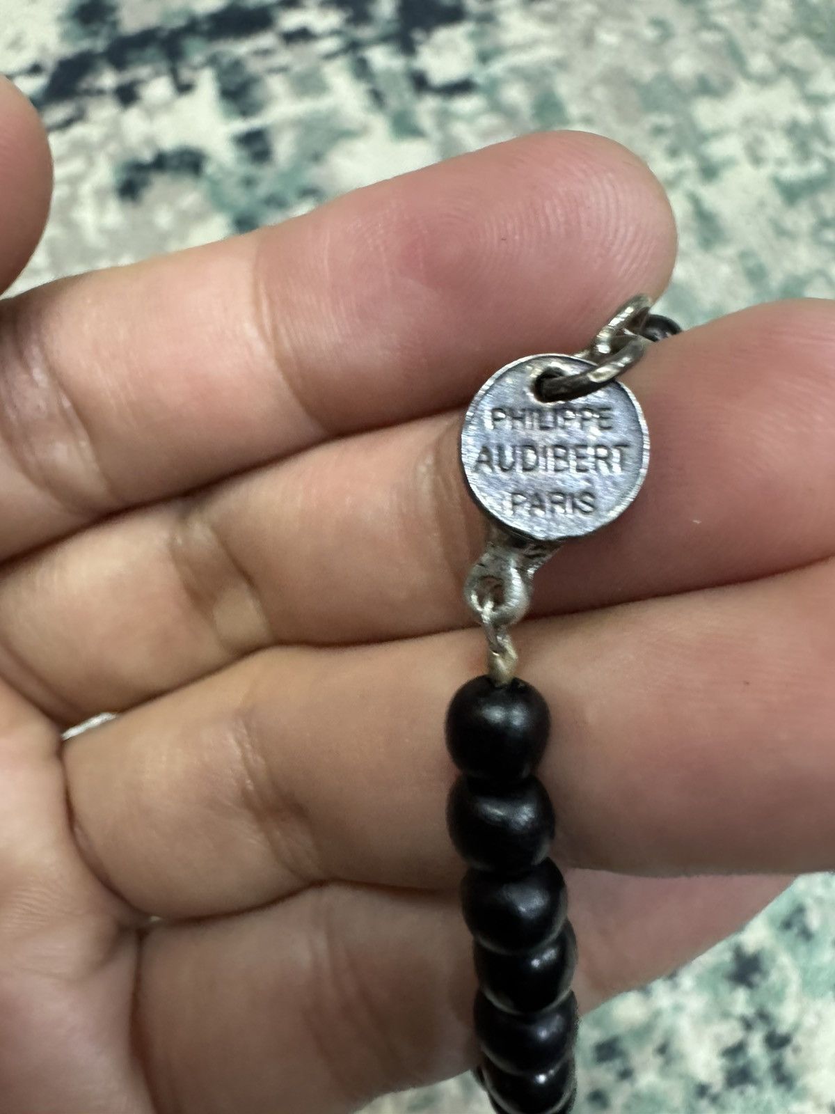 agnes b. PHILIPPE AUDIBERT PARIS X AGNES B METAL BEADS NECKLACE Size ONE SIZE - 5 Thumbnail