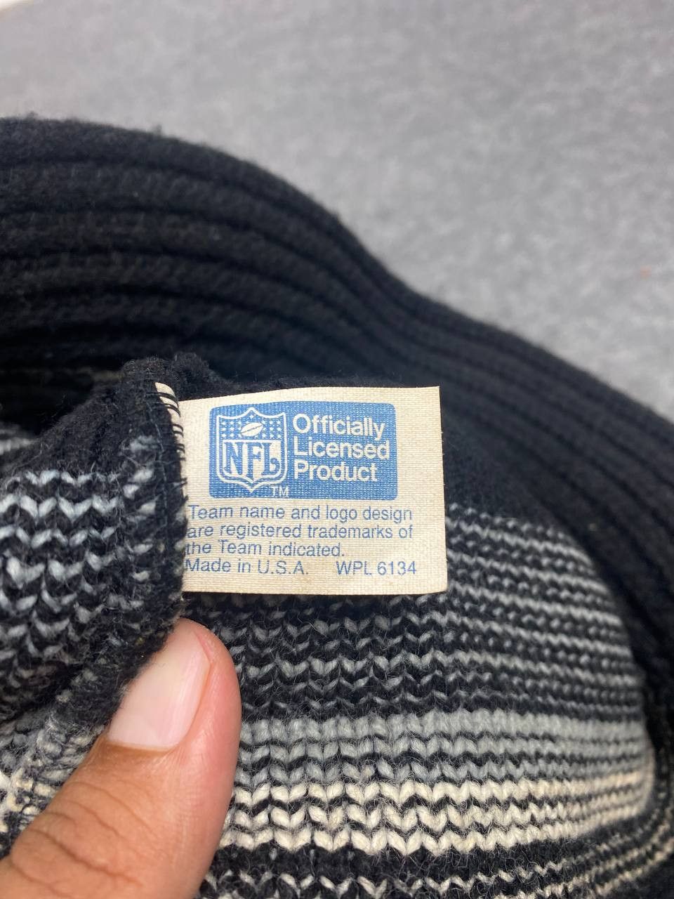 NFL × Vintage vintage oakland raiders knitted hat made in usa Size ONE SIZE - 5 Thumbnail