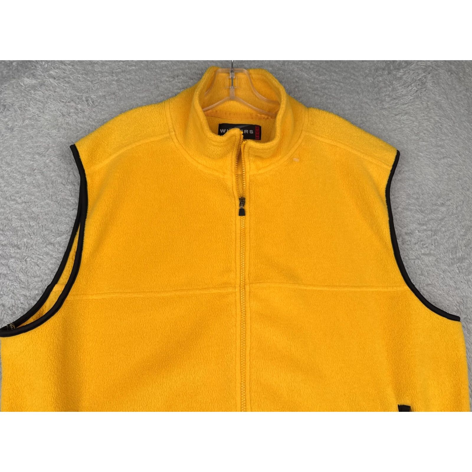 Vintage Winners Tech Vest Mens L Yellow Fleece Full Zip Sleeveless Outdoor Casual Clothing Size US L / EU 52-54 / 3 - 4 Thumbnail