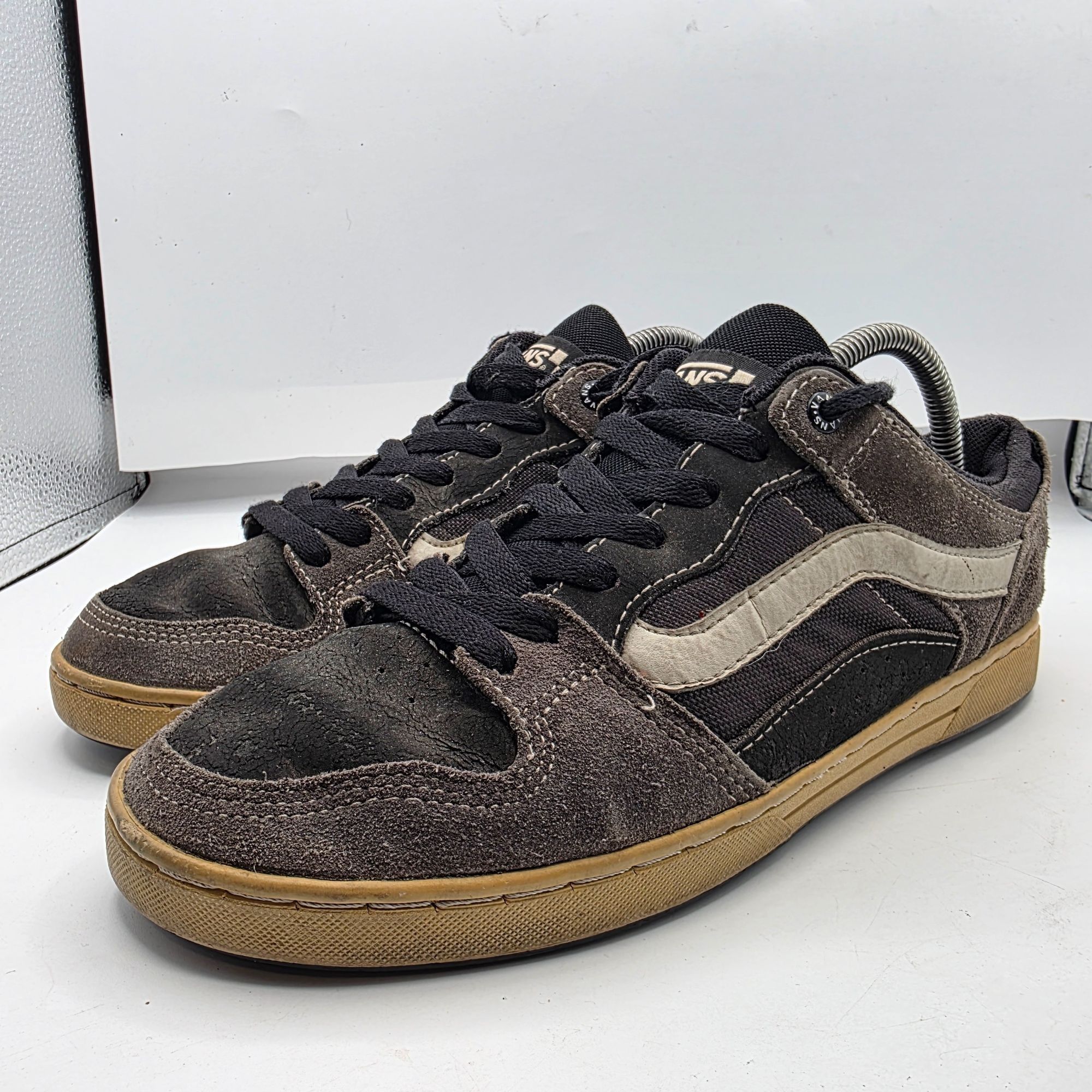 Vans Vans Skate Shoes Mens 9.5 Black Sneakers Casual Low Top Sued Size US 9.5 / EU 42-43 - 3 Thumbnail