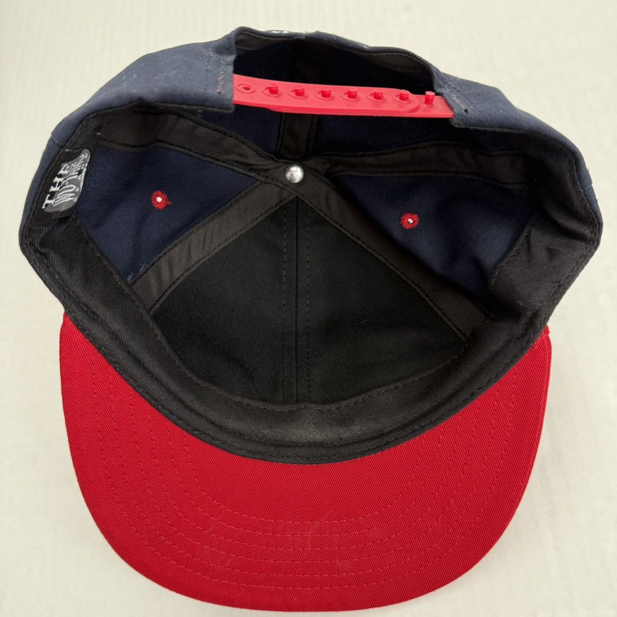 Wu-Tang Clan 🔴Wu-Tang Hat CREAM TEAM Rare Navy Red Raekwon Gza Rza Size ONE SIZE - 6 Thumbnail