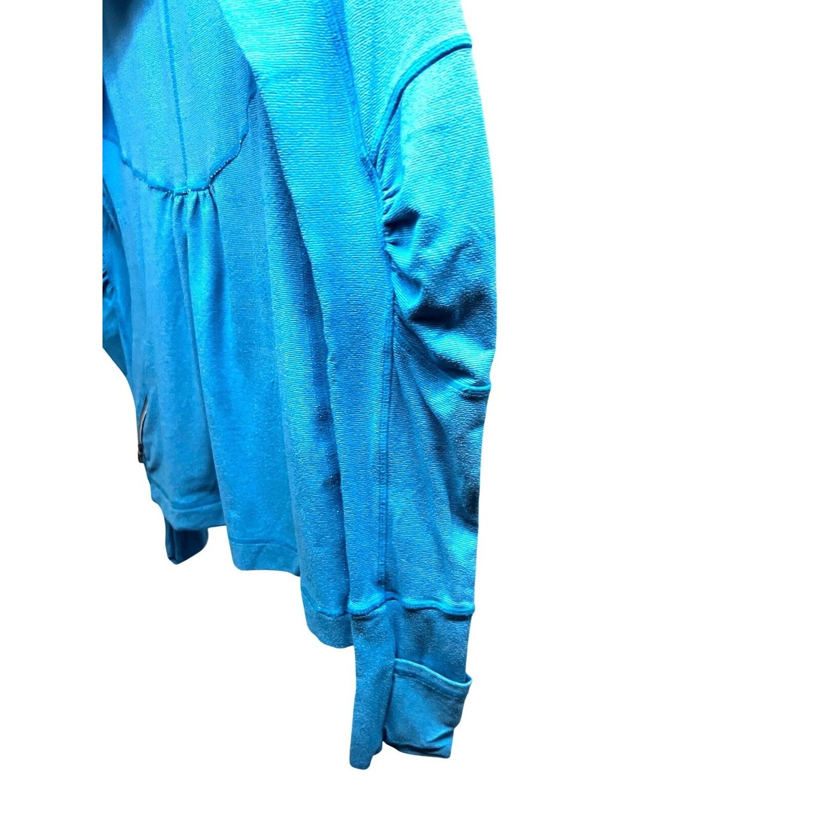 Lululemon Lululemon Run Your Heart Out Blue Hoodie Top Shirt Pockets 6 Size M / US 6-8 / IT 42-44 - 4 Thumbnail