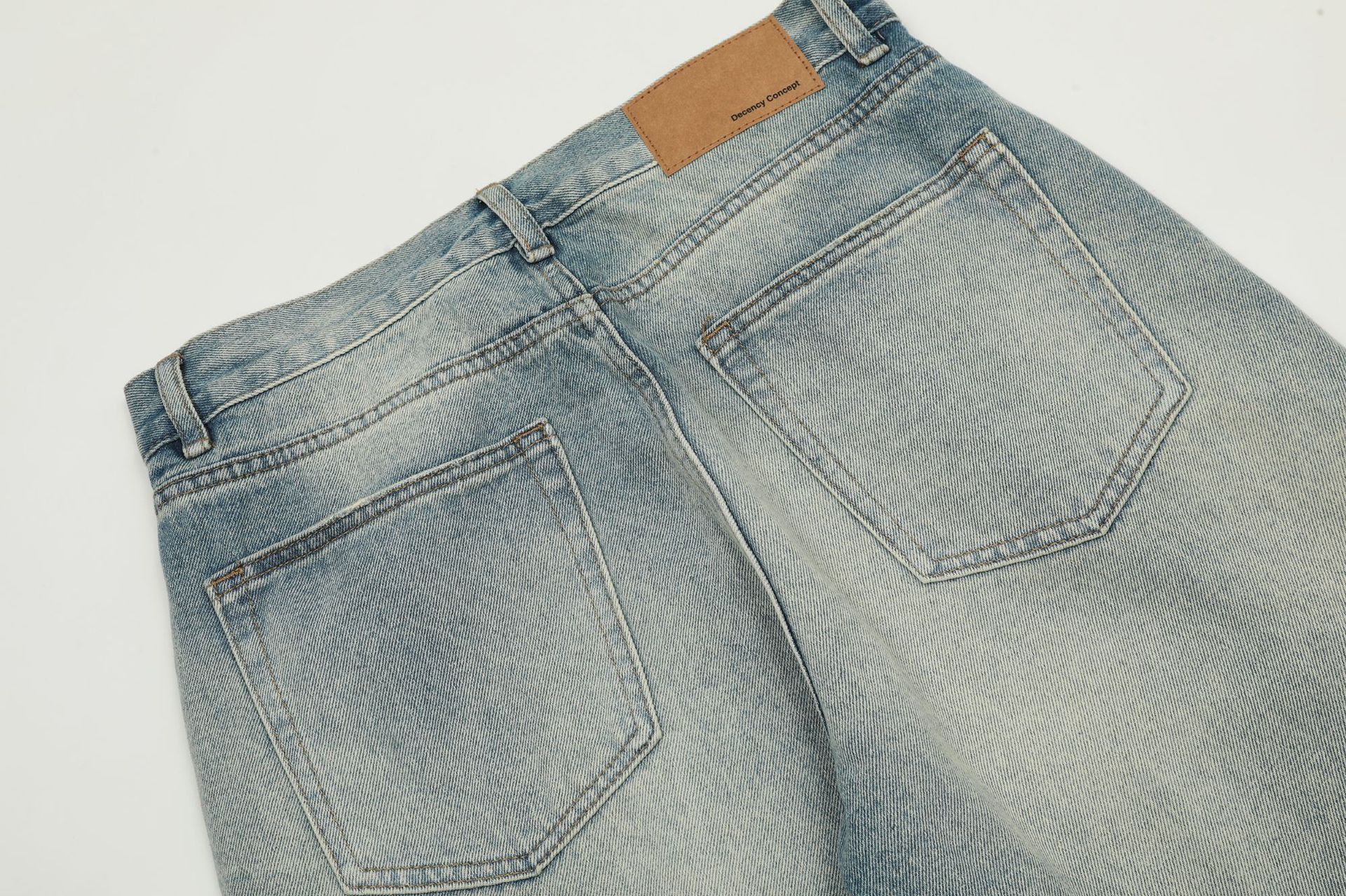 Japanese Brand × Jean High street loose washed distressed straight casual jeans Size US 32 / EU 48 - 6 Thumbnail