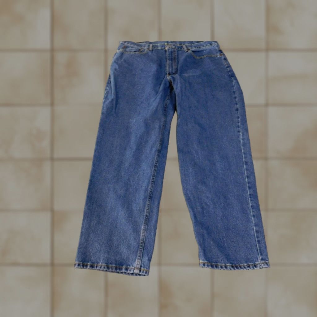 Levi's Levi's 550 Jeans Mens 40x30 Blue Relaxed Tapered Fit Denim 100% Cotton Pants Size US 40 / EU 56 - 1 Thumbnail
