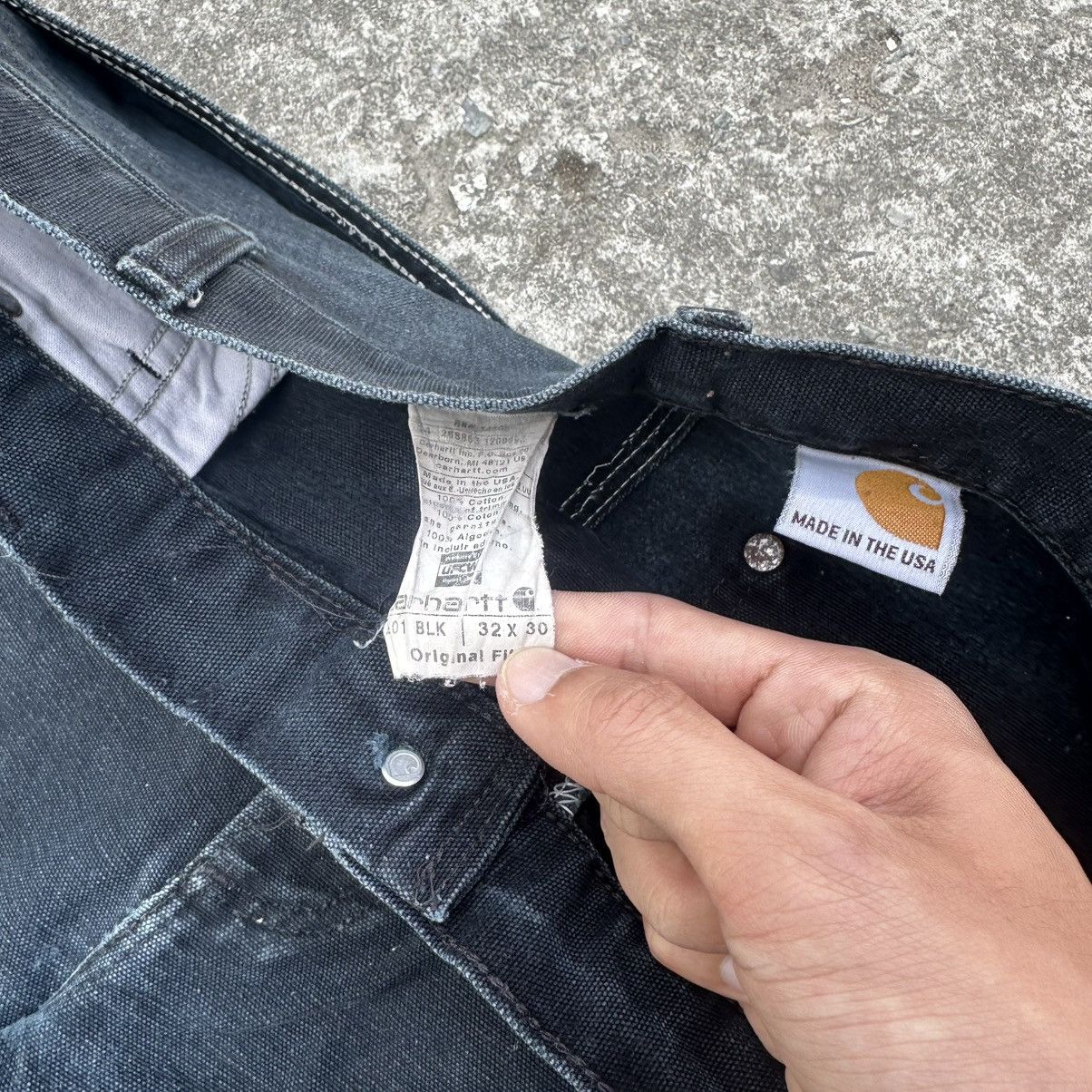 Carhartt (32x30) Grail Crazy Vintage Distressed Carhartt Double Knee Size US 32 / EU 48 - 8 Thumbnail