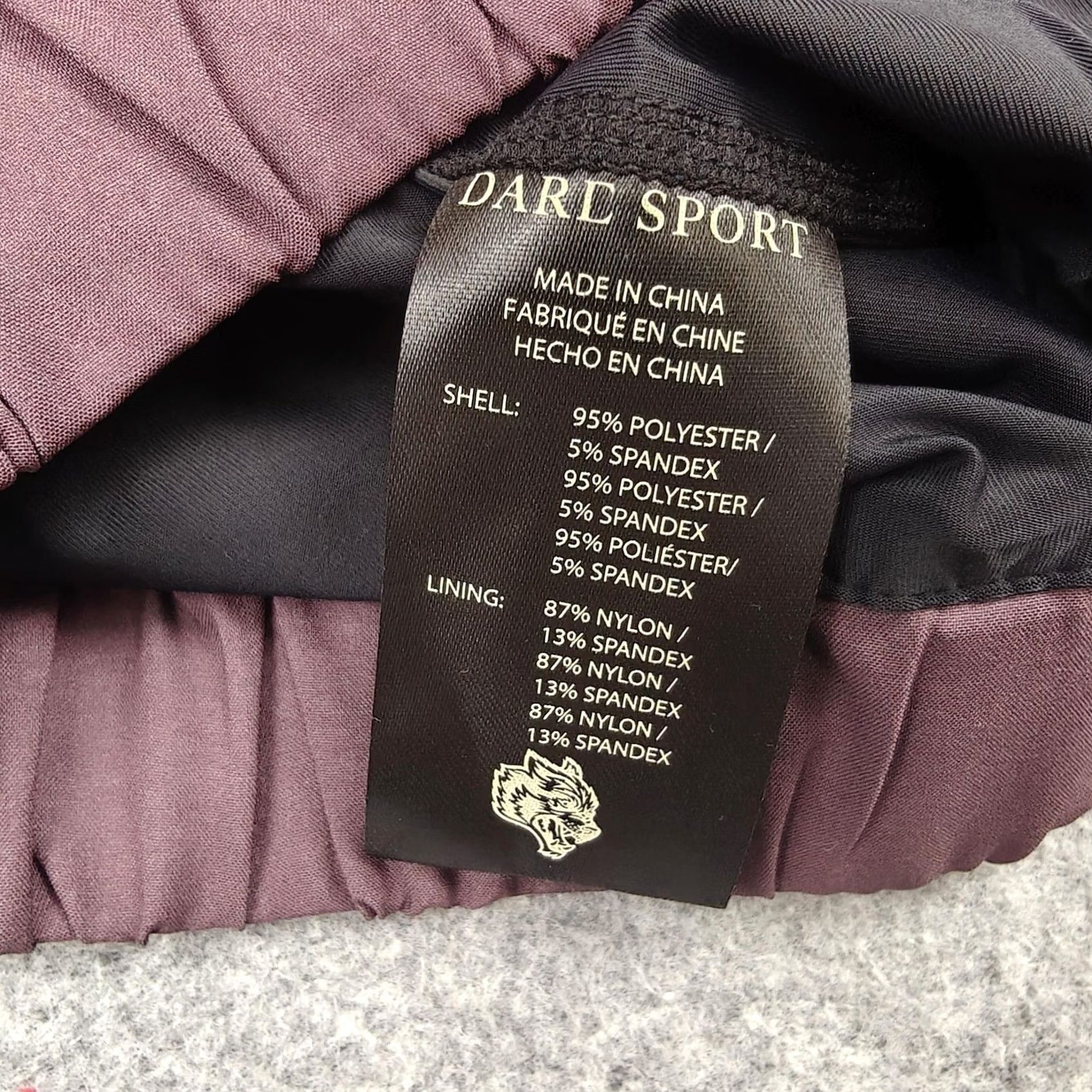 Darc Sport Darc Sport Compression Shorts Mens M Purple Pyramid V2 Wolves Lined New Size US 31 - 3 Thumbnail