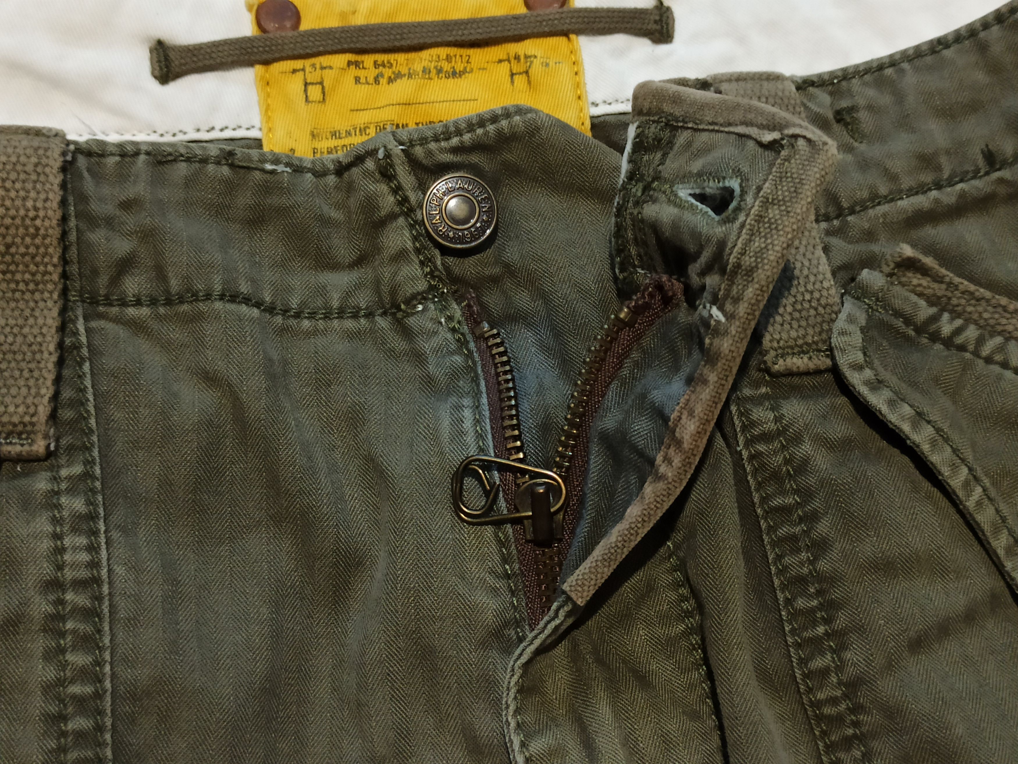 Polo Ralph Lauren × Vintage Vintage Polo Ralph Lauren Military Cargo Pants Size US 34 / EU 50 - 4 Thumbnail