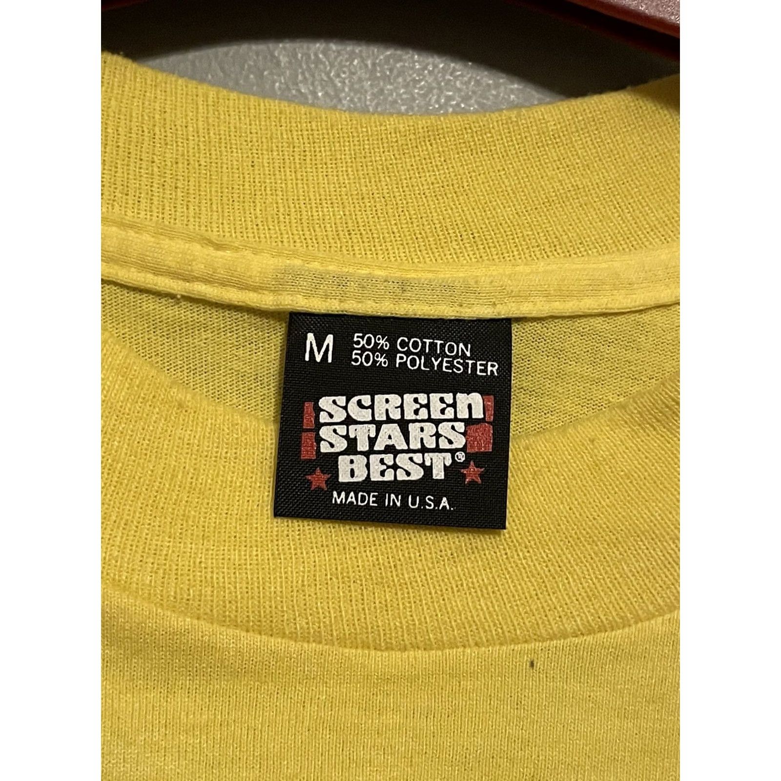Vintage VINTAGE Panama City Beach Shirt M & M Yellow Size M 1990 Summer Stars T-Shirt Men Boys Size US M / EU 48-50 / 2 - 4 Thumbnail