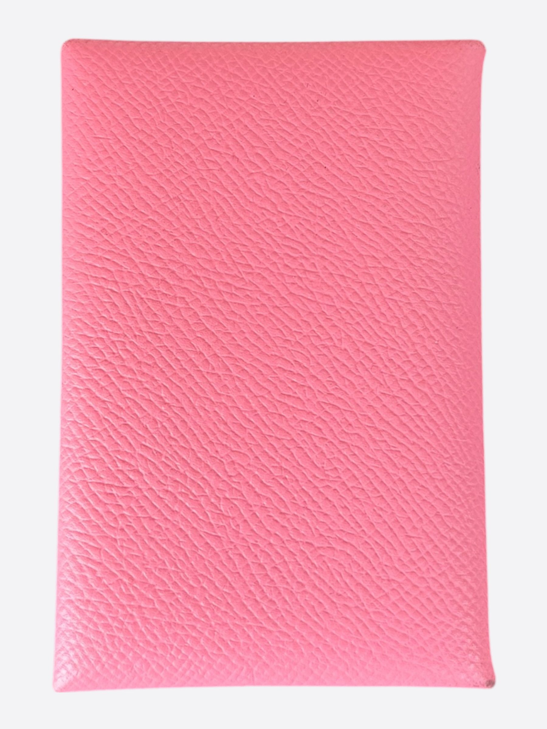 Hermes Hermes Pink Epsom Calvi Card Holder Size ONE SIZE - 2 Thumbnail