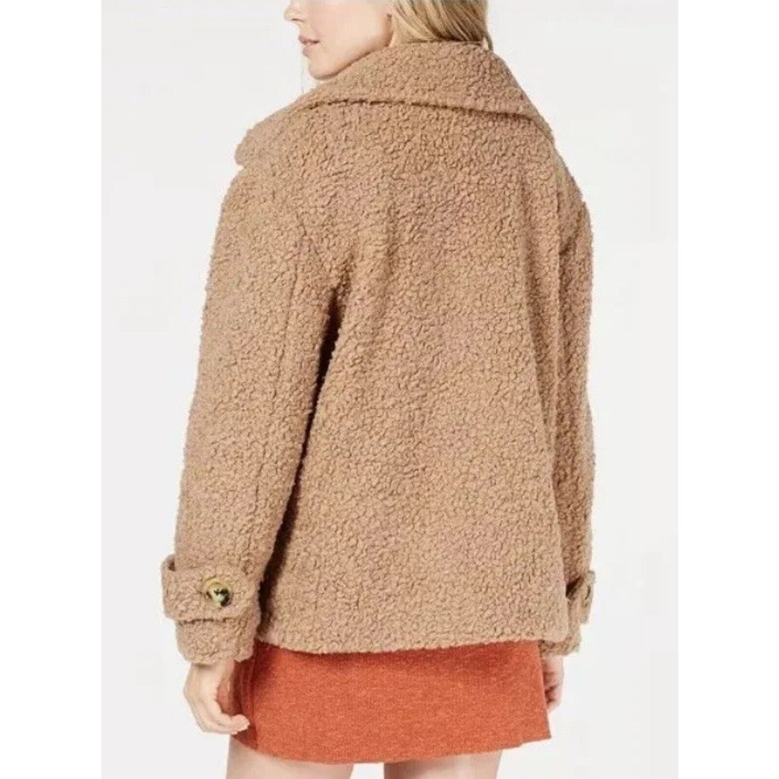 Free People Free People Oversized Teddy Sherpa Soft Cozy Coat Jacket Size XS / US 0-2 / IT 36-38 - 3 Thumbnail