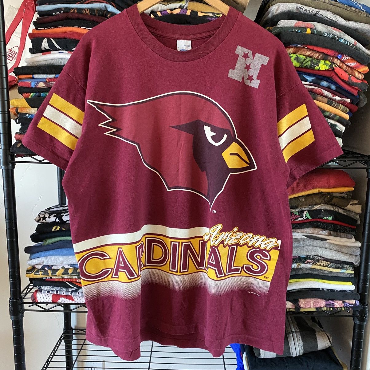 Salem Sportswear Vintage Arizona Cardinals T-Shirt 1994 Salem Sportswear Size US XL / EU 56 / 4 - 1 Thumbnail