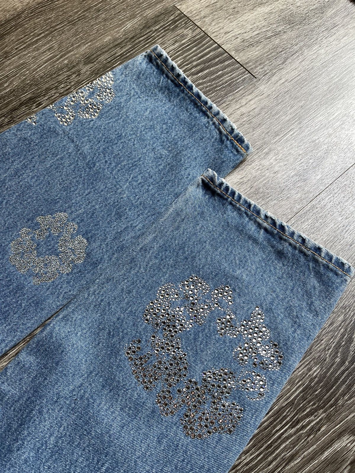 DENIM TEARS Denim Tears Bust Down Crystal Light Blue Denim Jeans Size US 30 / EU 46 - 5 Thumbnail