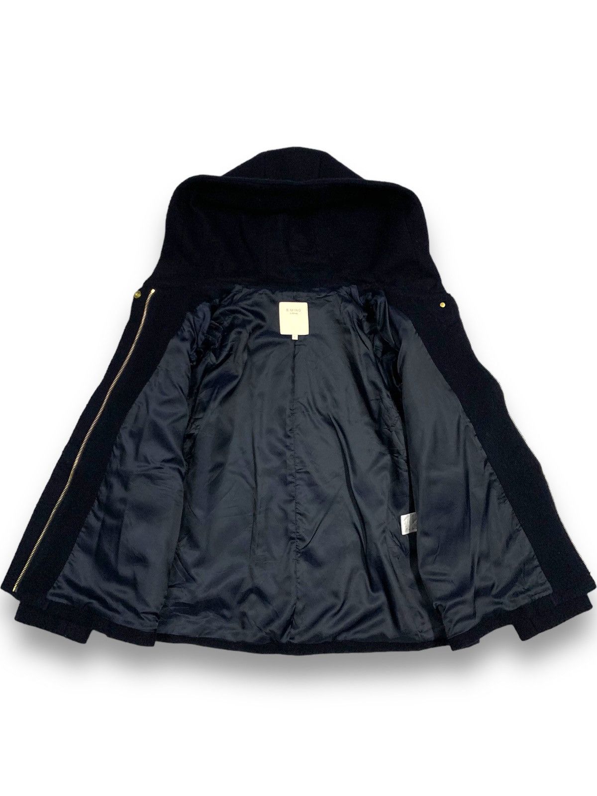 Beams Plus B”Ming by Beams Japan Wool Blend Flared Hem Hooded Jacket Size M / US 6-8 / IT 42-44 - 3 Thumbnail