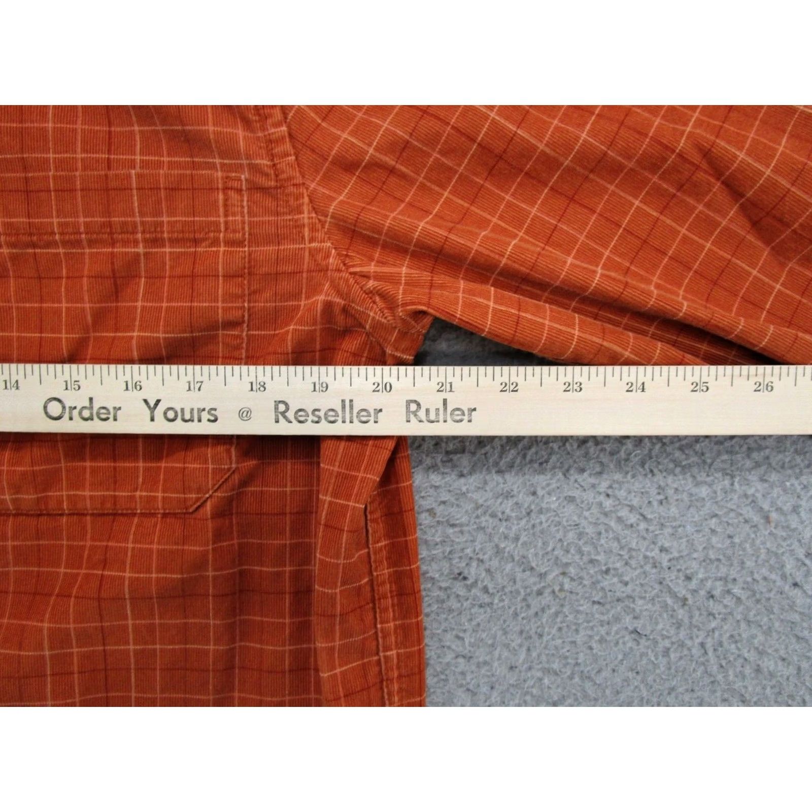 Eddie Bauer VINTAGE Eddie Bauer Mens Orange Corduroy Button-Down Long Sleeve Shirt S Jump to Primed Size US S / EU 44-46 / 1 - 6 Thumbnail