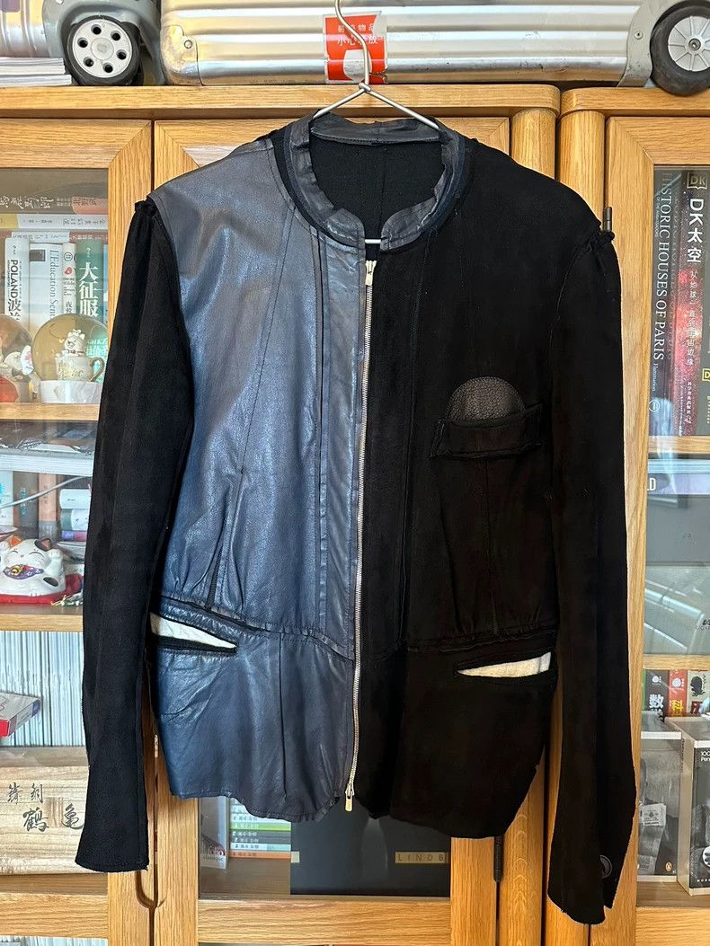 Takahiromiyashita The Soloist. TAKAHIROMIYASHITA TheSoloist Leather Jacket - dmc Size US S / EU 44-46 / 1 - 1 Thumbnail