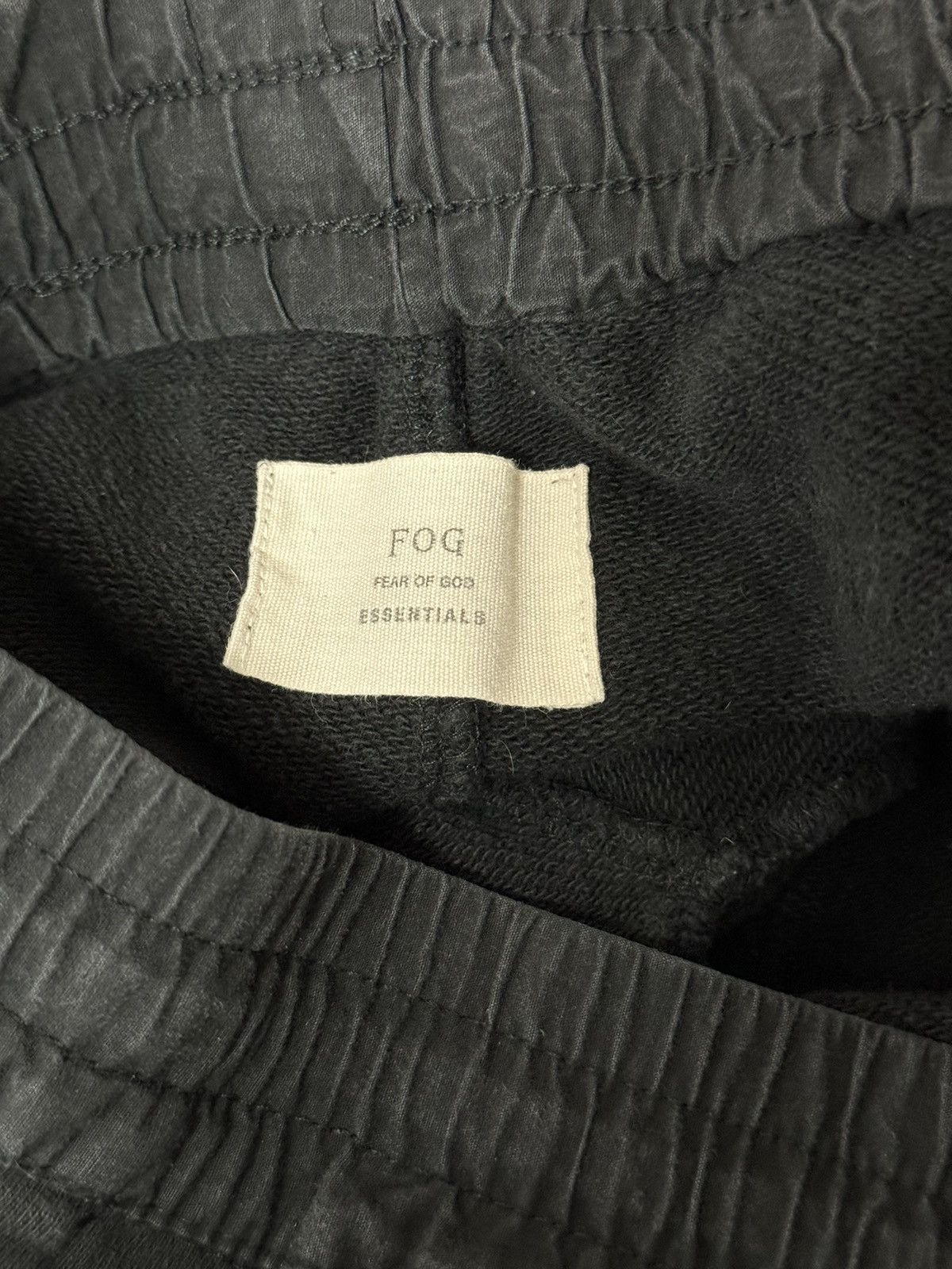 Fear of God 🔥OG Fear of God Essentials Drawstring Shorts Black SZ Small Size US 32 / EU 48 - 8 Thumbnail
