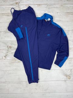 80s retro nylon tracksuit set mens