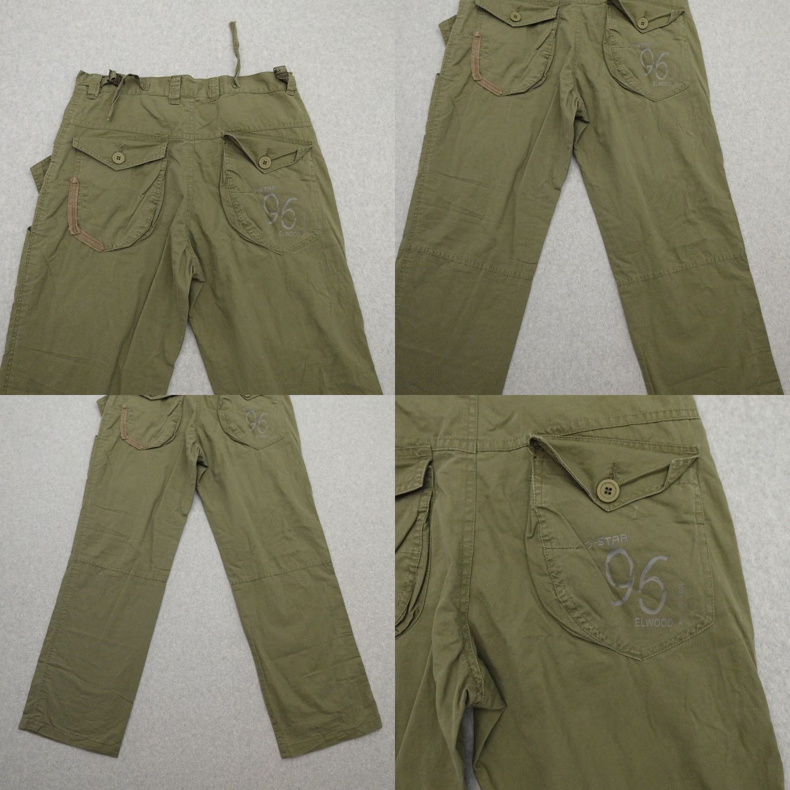 G-Star VINTAGE G-STAR Pants Cargo Army 30X30 Large (30X30) Green Men Size US 30 / EU 46 - 9 Thumbnail