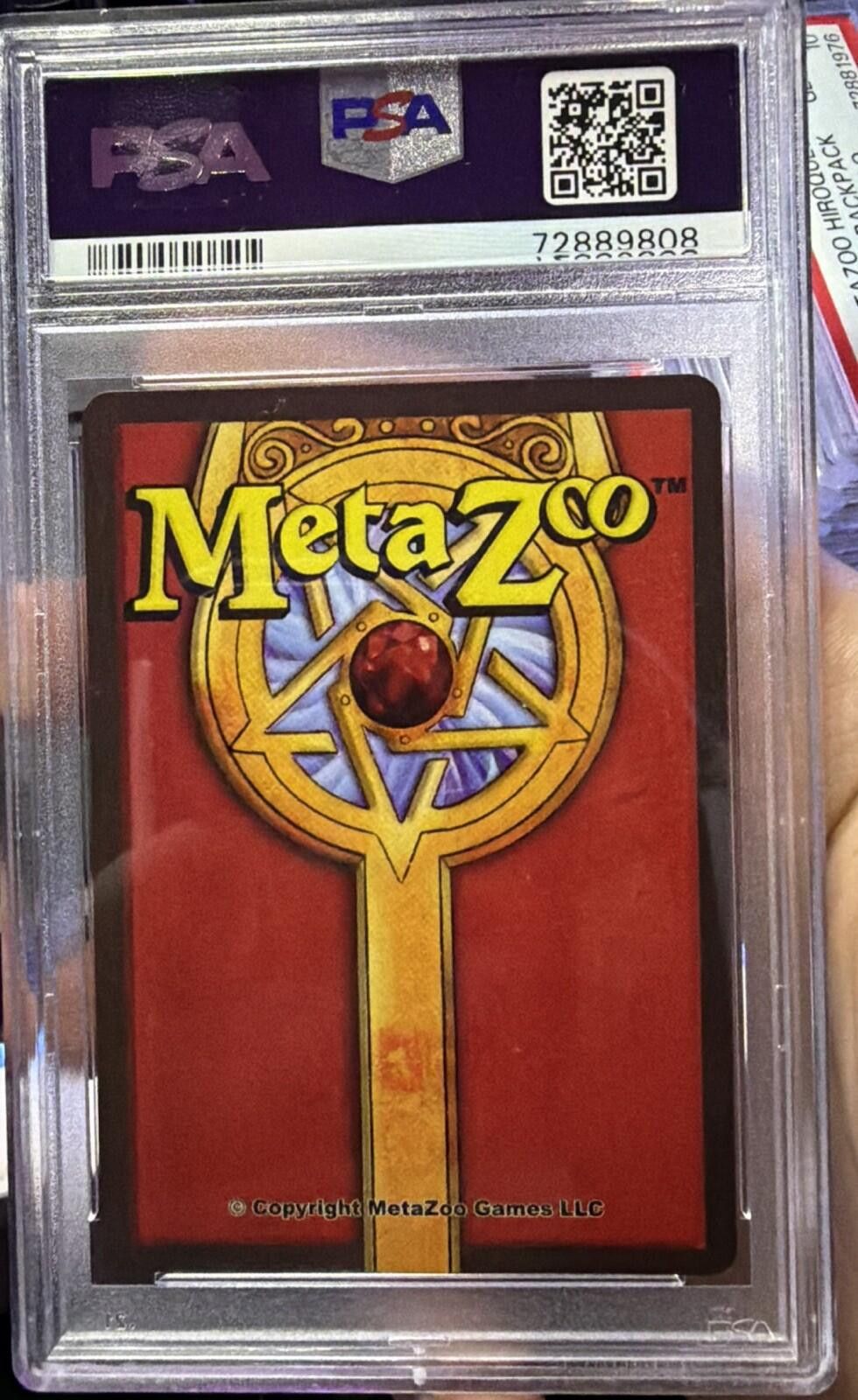 Other MetaZoo Hiroquest #16 Grafton Monster Holo PSA 9 mint Pop 14 Size ONE SIZE - 2 Thumbnail