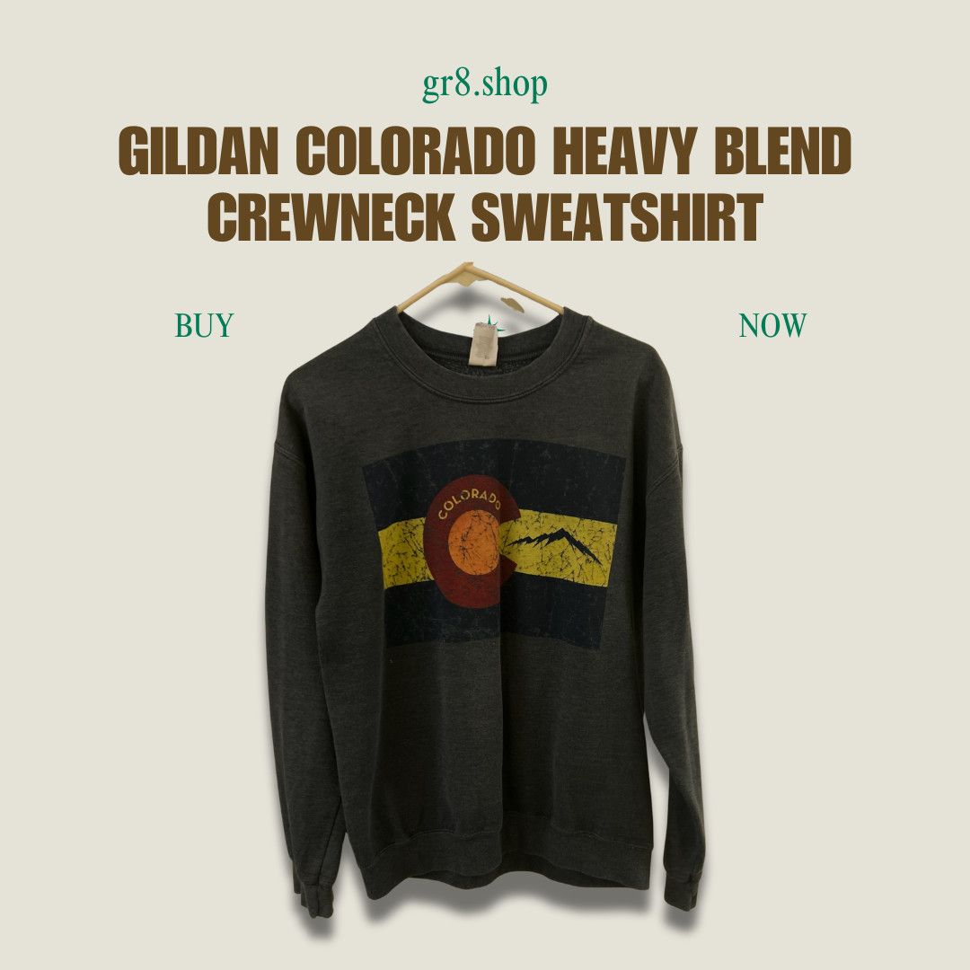 Gildan Gildan Colorado Heavy Blend Crewneck Sweatshirt Medium Charc Size US M / EU 48-50 / 2 - 1 Thumbnail