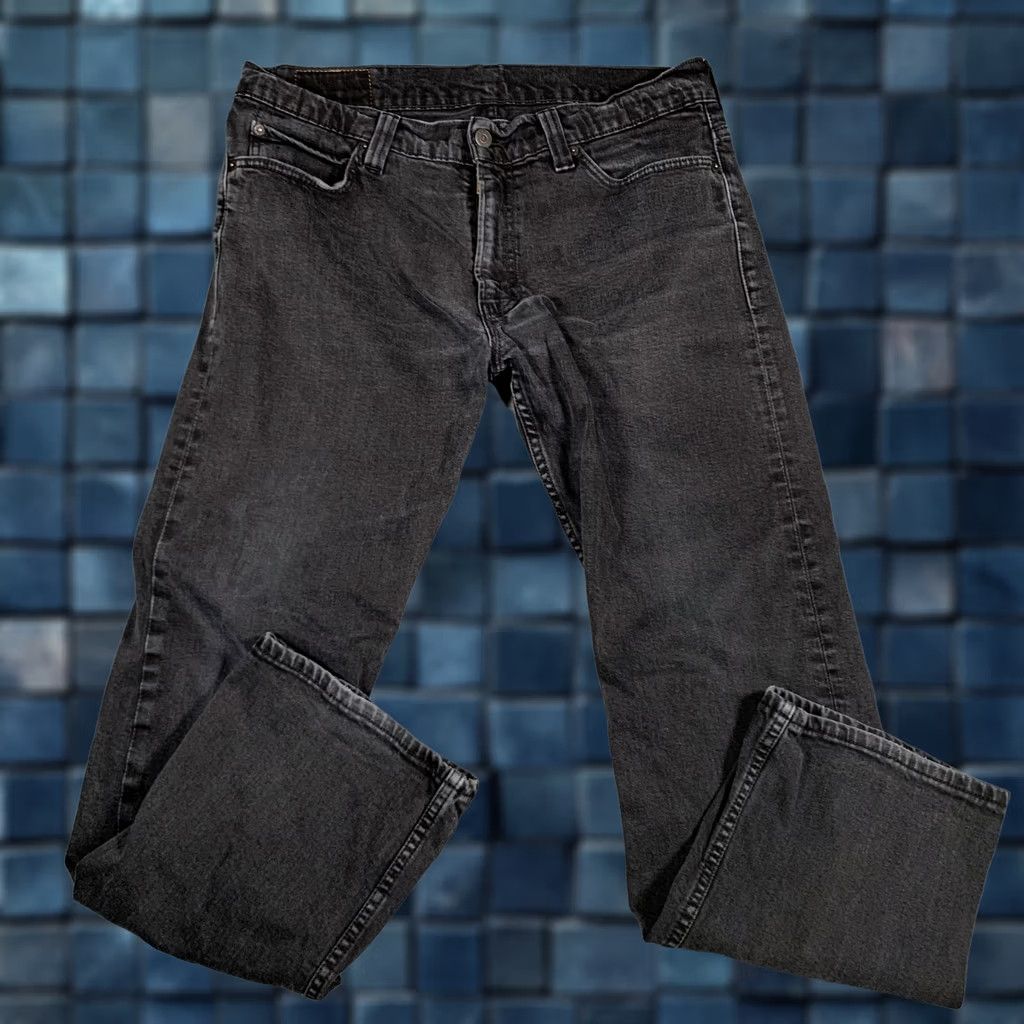 Levi's Levi's 505 Jeans Mens 36x30 Black Straight Denim Stretch Pants Size US 36 / EU 52 - 1 Thumbnail