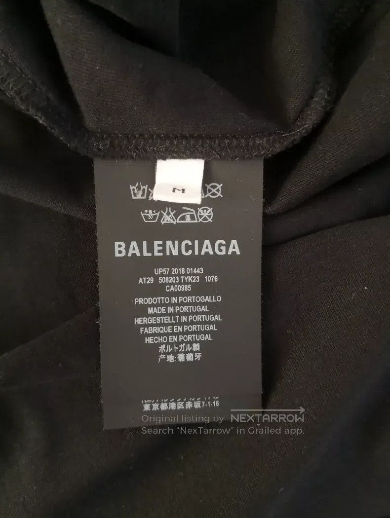 Balenciaga Balenciaga Black, letter printed T-shirt Size US M / EU 48-50 / 2 - 4 Thumbnail