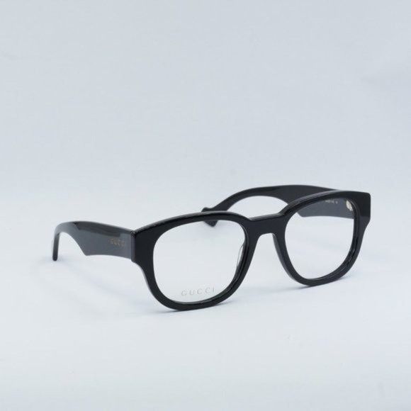 image of New Gucci Gg1429O 001 Black Eyeglasses, Women's