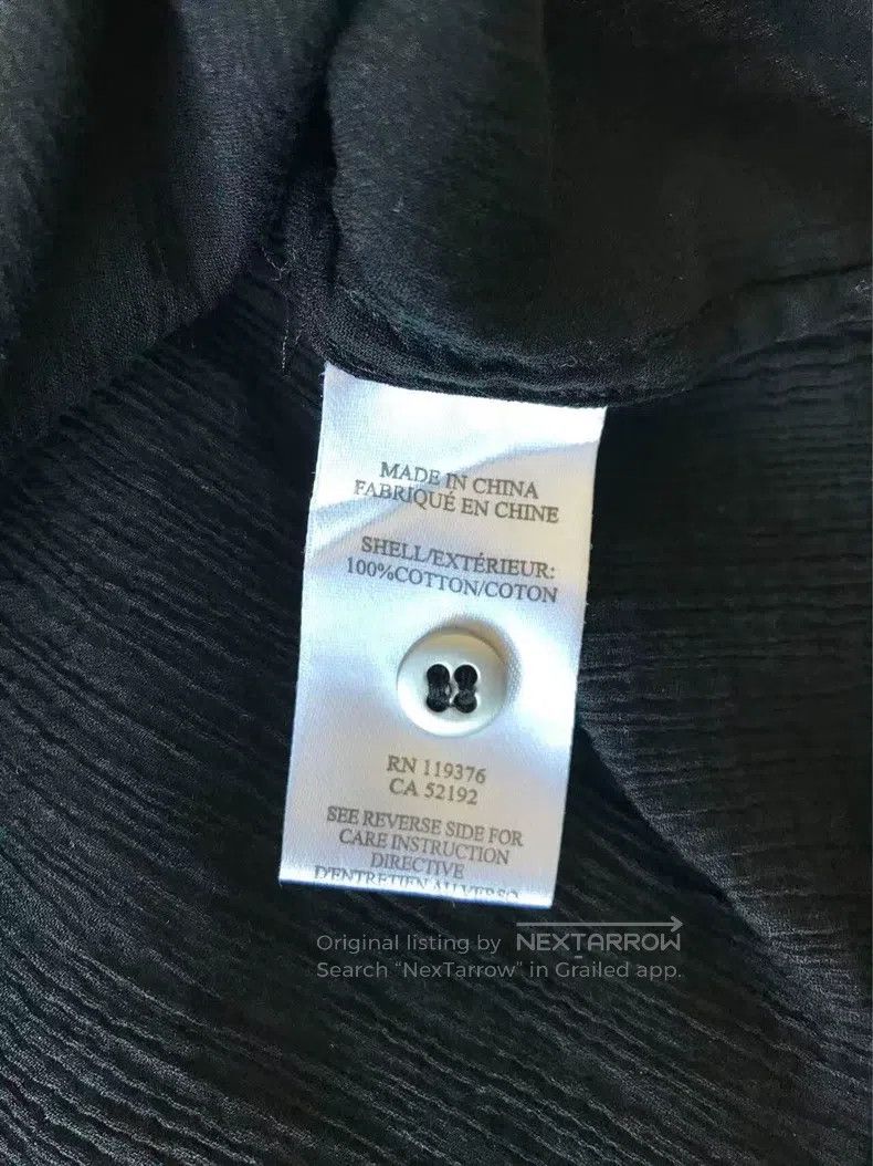 Helmut Lang HELMUT LANG Black Cotton Shirt Size M / US 6-8 / IT 42-44 - 6 Thumbnail