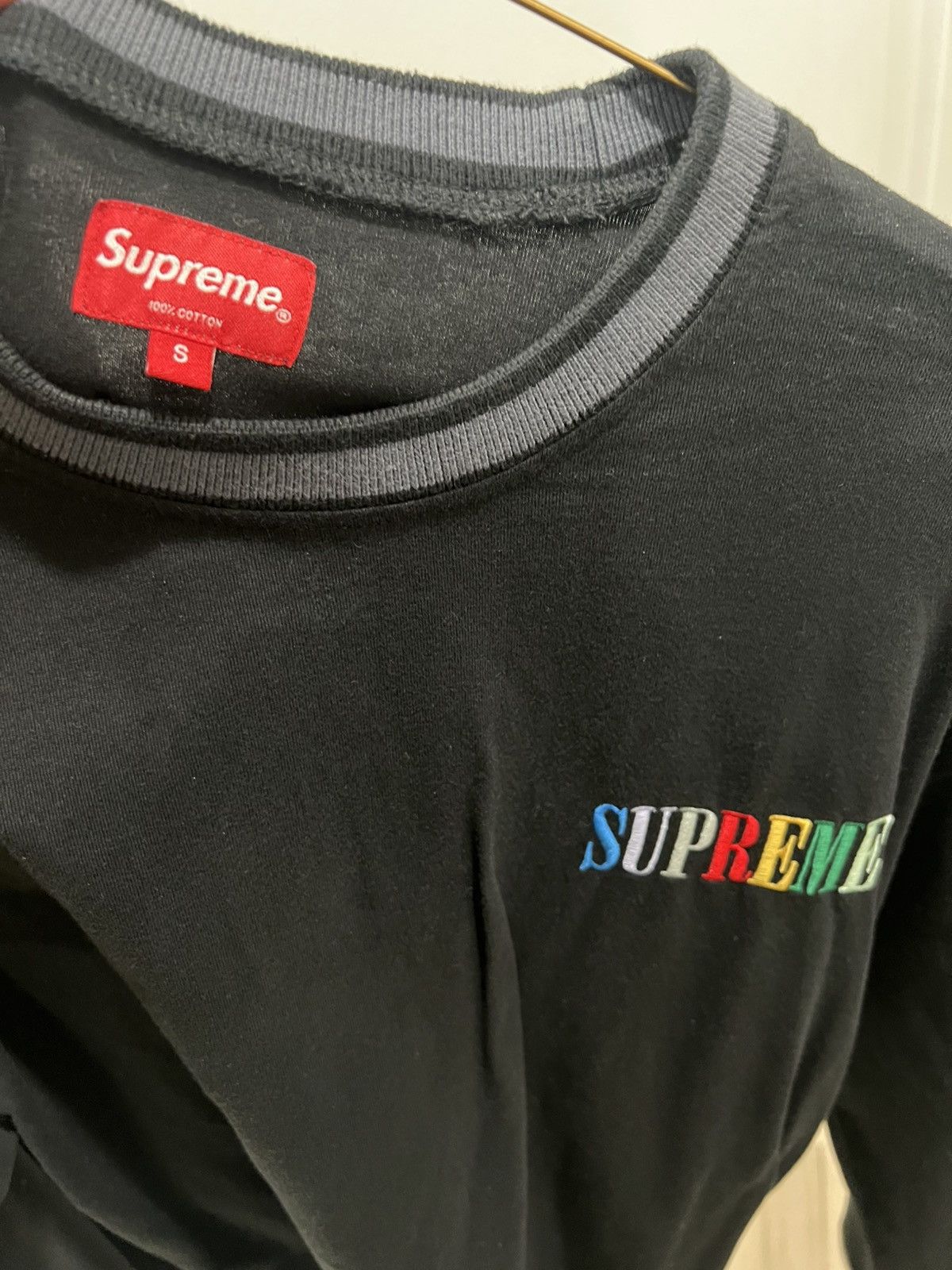 Supreme Supreme FW20 Multi Color Logo Long Sleve T-Shirt Size US S / EU 44-46 / 1 - 4 Thumbnail