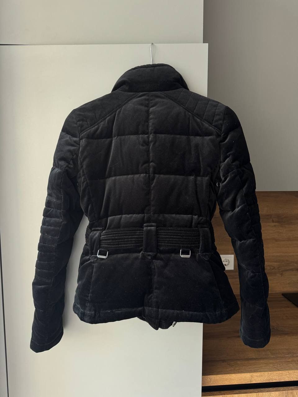Original Belstaff Padded Velour Puffer Jacket