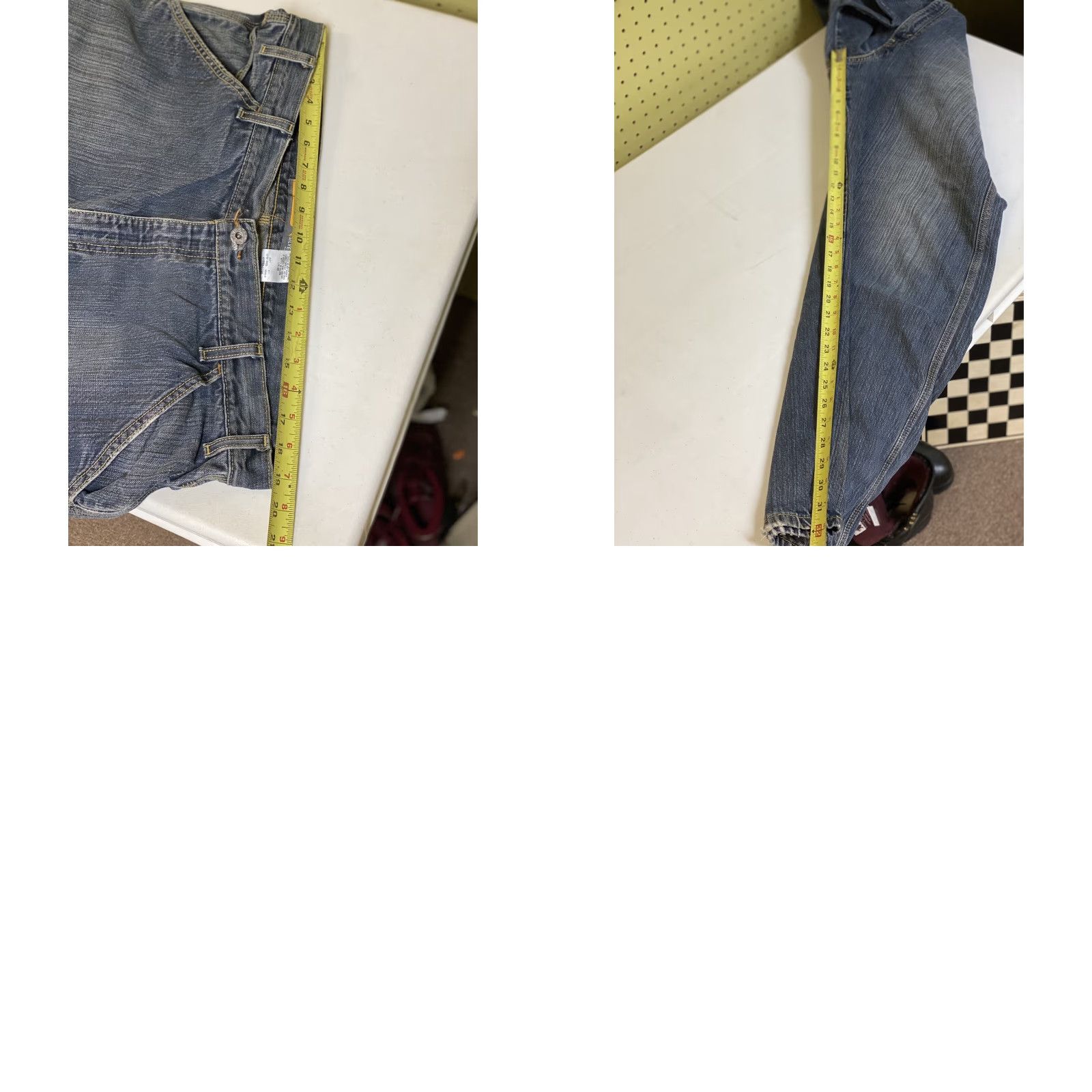 Levi's VINTAGE Levi's Silver Tab Jeans 38x32 Denim Blue Carpenter Distressed Baggy Straight Mens Size US 38 / EU 54 - 8 Thumbnail