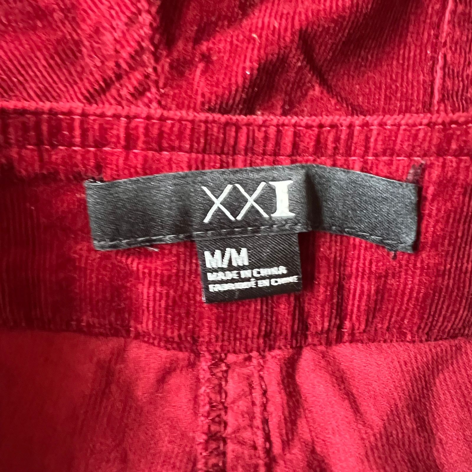 Forever 21 XXI Forever 21 Burgandy Cotton Shorts, M Size 30" / US 8 / IT 44 - 3 Thumbnail