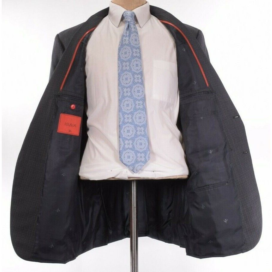 Isaia isaia Suit Size US 46 Long in Gray Size 46R - 6 Thumbnail