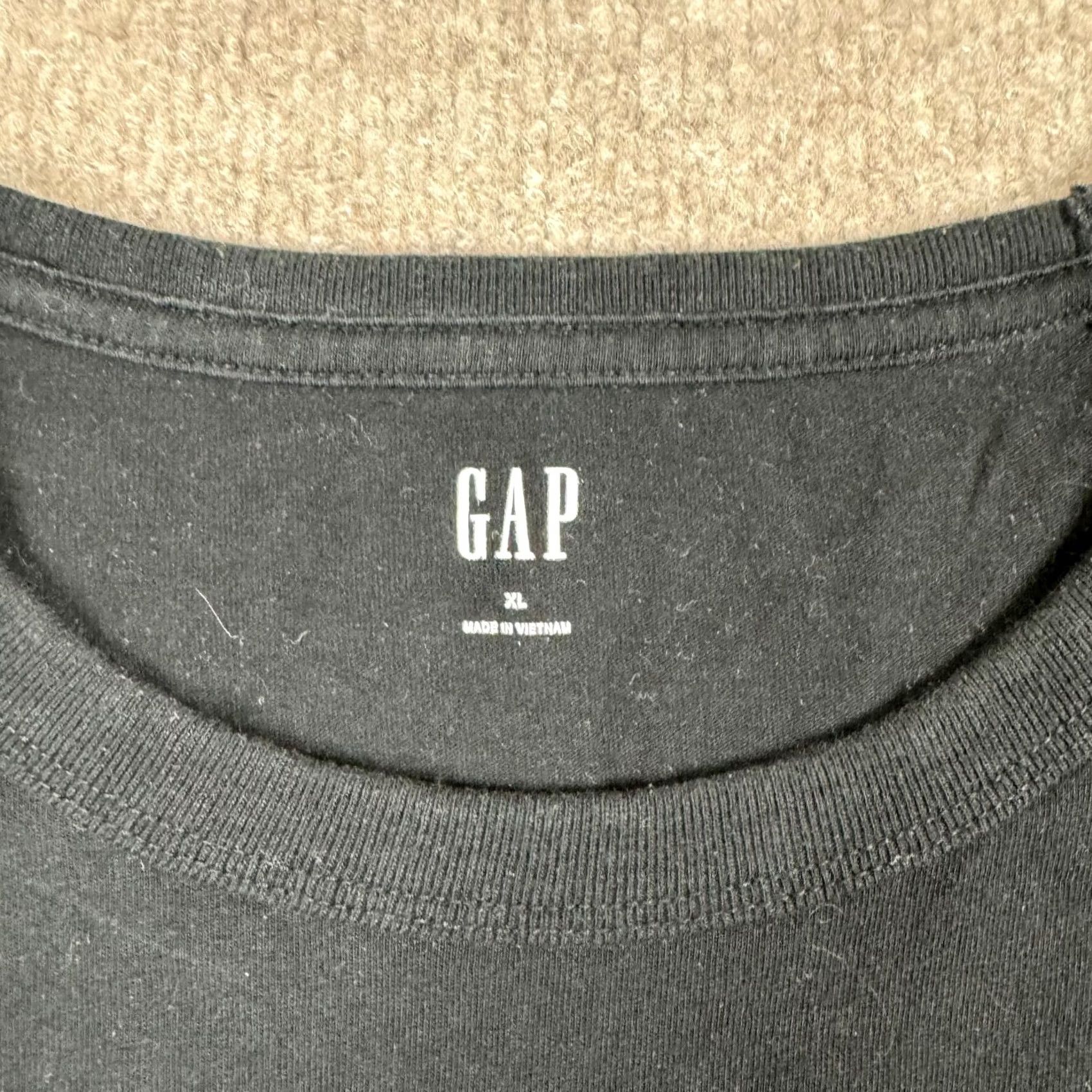 Gap Gap Men's T-Shirt XL Black Short Sleeve Crew Neck Harajuku Graphic Tee Size US XL / EU 56 / 4 - 3 Thumbnail