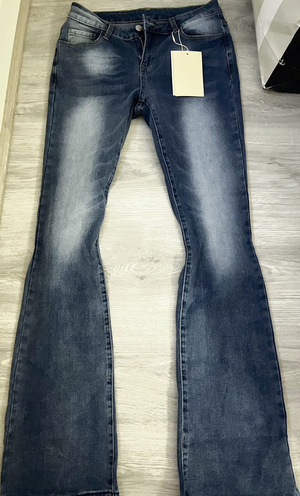 Vintage Low waist flare jeans Size 27" / US 4 / IT 40 - 2 Thumbnail
